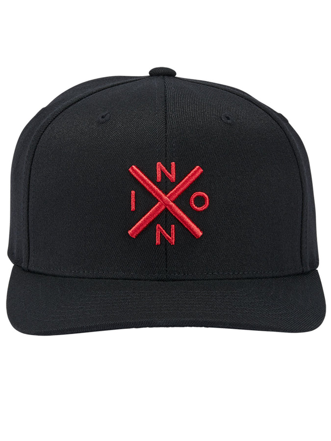 Nixon Summer 2024 Exchange Flexfit Hat | BLACK/RED (008)