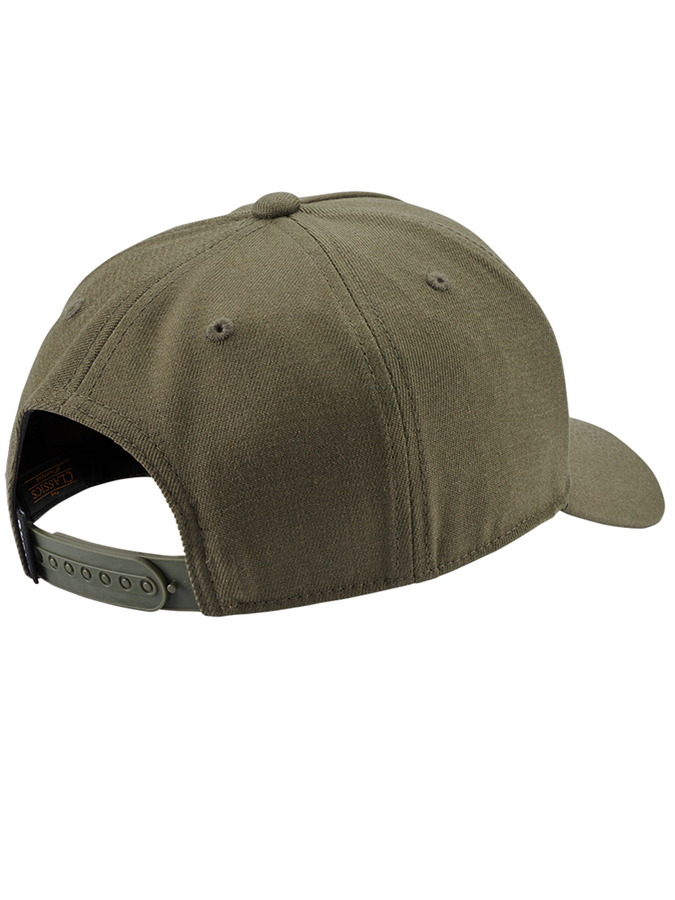 Nixon Summer 2024 Deep Down Athletic Snapback Hat | OLIVE/BLACK (3400)