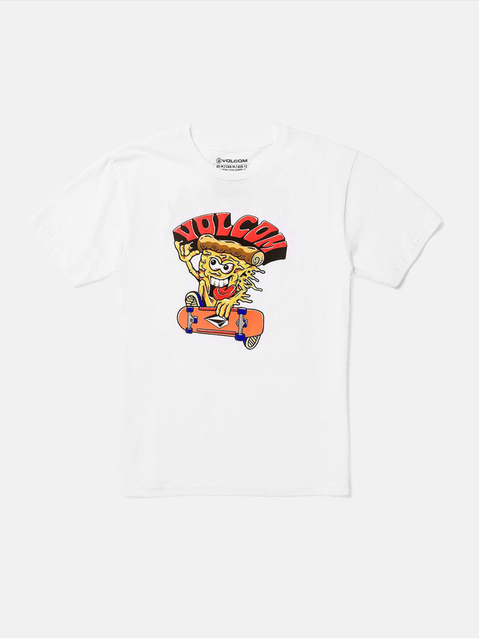 Volcom PizzaPower Short Sleeve T-Shirt Summer 2024 | WHITE (WHT)