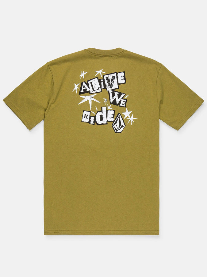 Volcom Alive We Ride T-Shirt Fall 2026 | OLIVE (OLI)