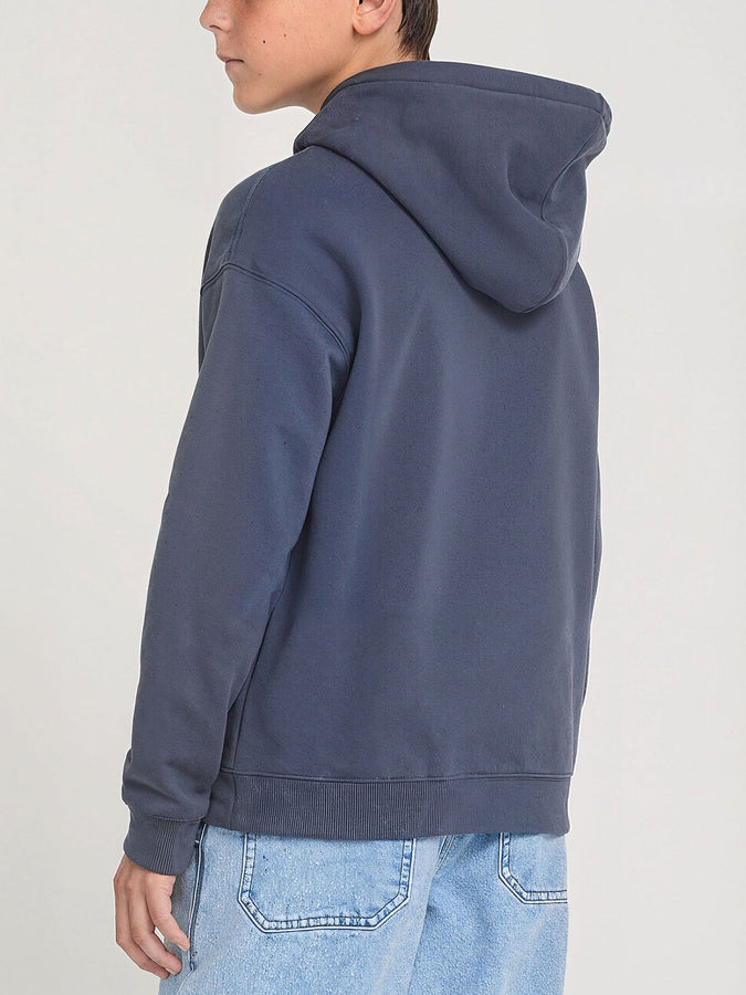 Volcom Single Stone Hoodie Fall 2026 | STORMY BLUE (SB9)