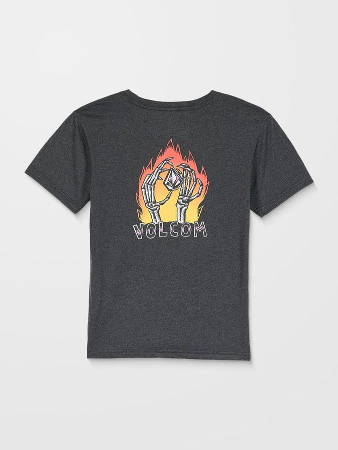 Volcom Volfire Hth T-Shirt Fall 2025 | HEATHER BLACK (HBK)