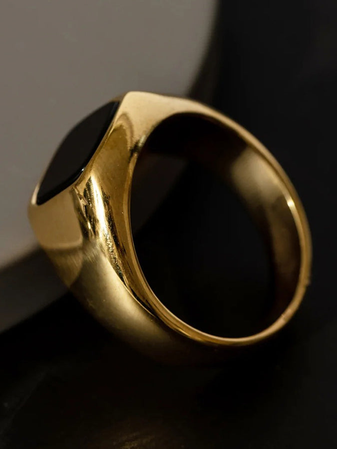 Sarahsilver Gentlemen Gold Ring | GOLD