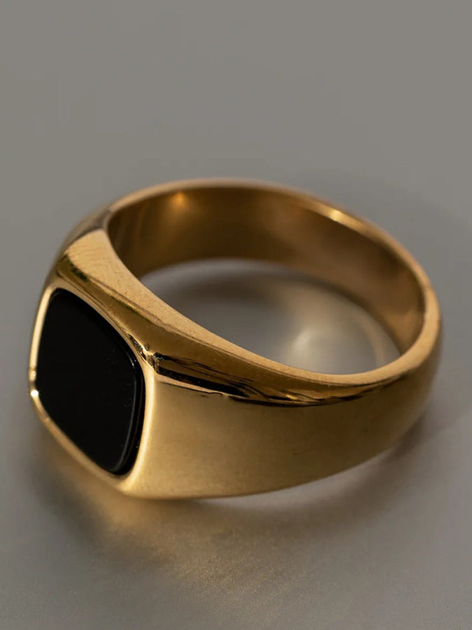 Sarahsilver Gentlemen Gold Ring | GOLD