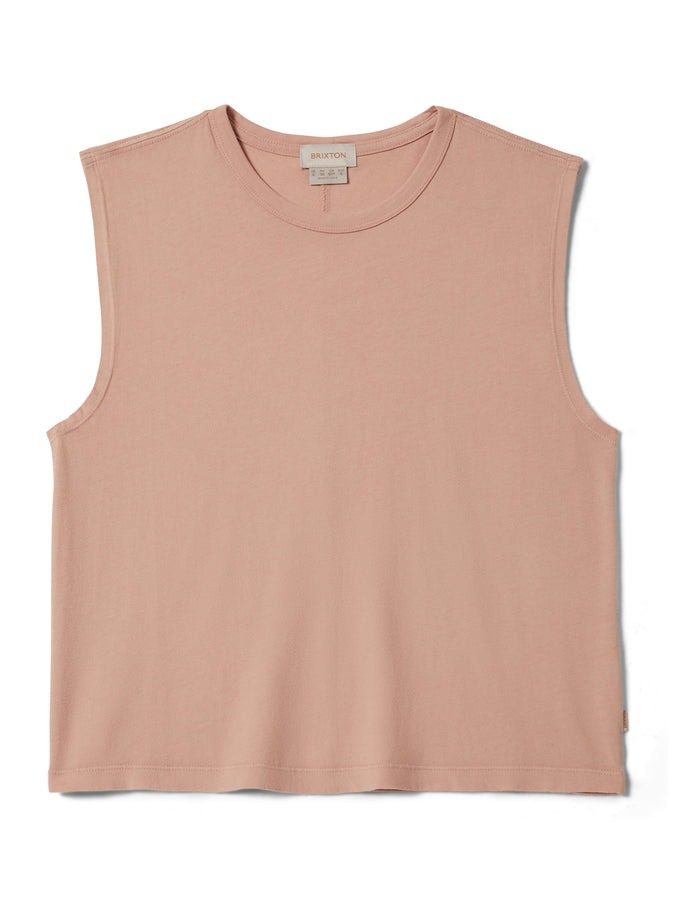 Brixton Carefree Organic Garment Dye Tank Top Spring 2026 |SILVER PINK