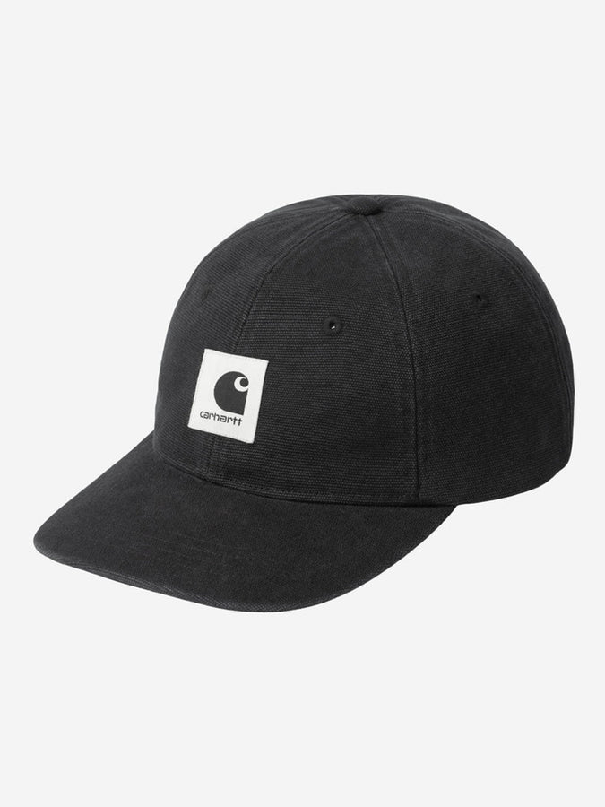 Carhartt WIP Canvas Cap | BLACK STONE WASHED (8906)