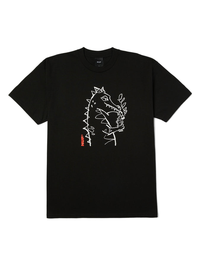 Huf Cash Dragon T-Shirt Spring 2026 | BLACK