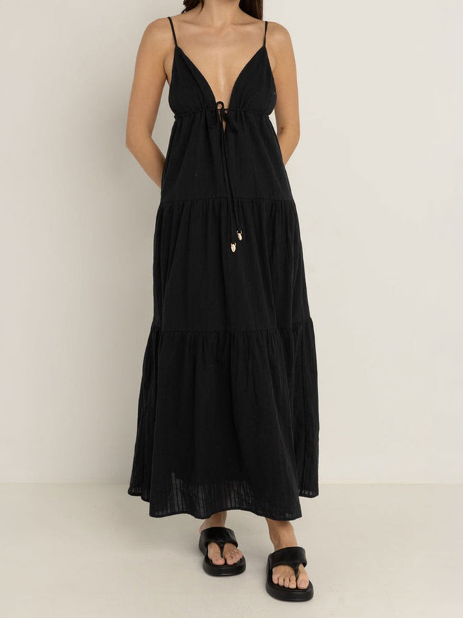 Rhythm Jaci Maxi Dress Fall 2025 | BLACK