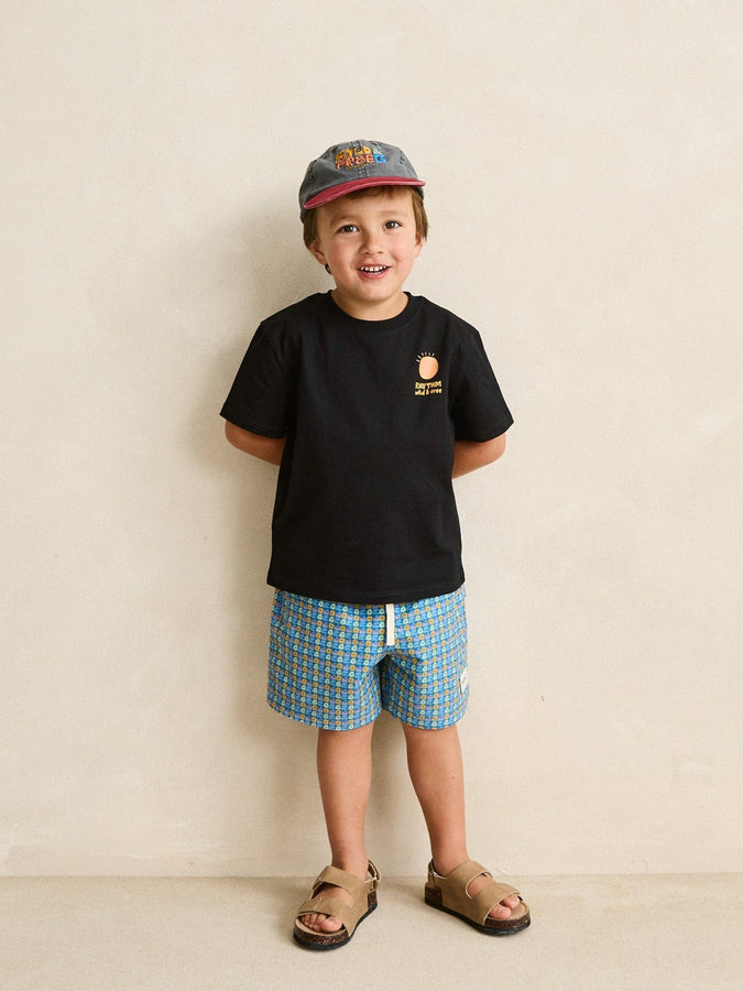 Rhythm Sun Croc T-Shirt (Boys 2-7) Holiday 2025 | VINTAGE BLACK