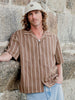 Rhythm West Winds Stripe S/S Buttondown Shirt Spring 2026