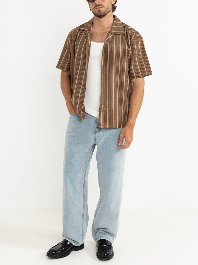 Rhythm West Winds Stripe S/S Buttondown Shirt Spring 2026 | EARTH