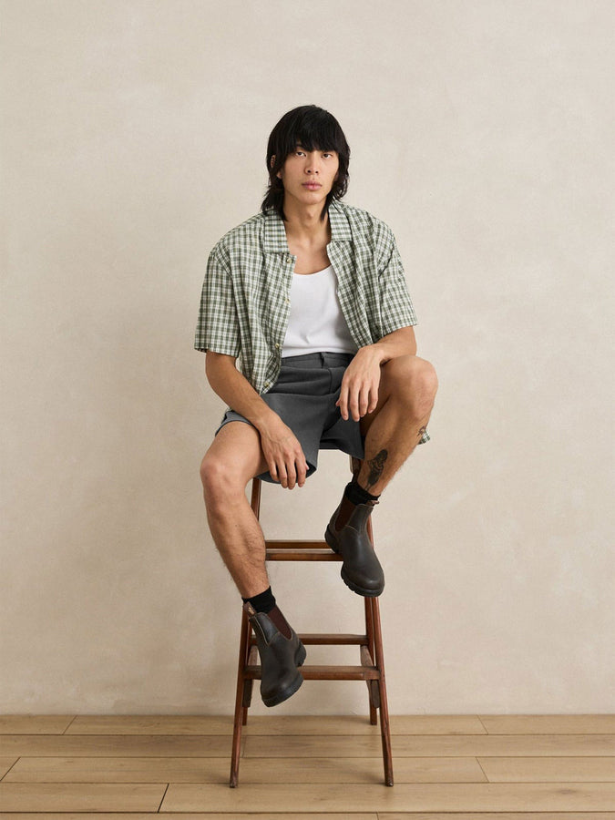 Rhythm Phases Relaxed S/S Buttondown Shirt Summer 2026 | GREEN