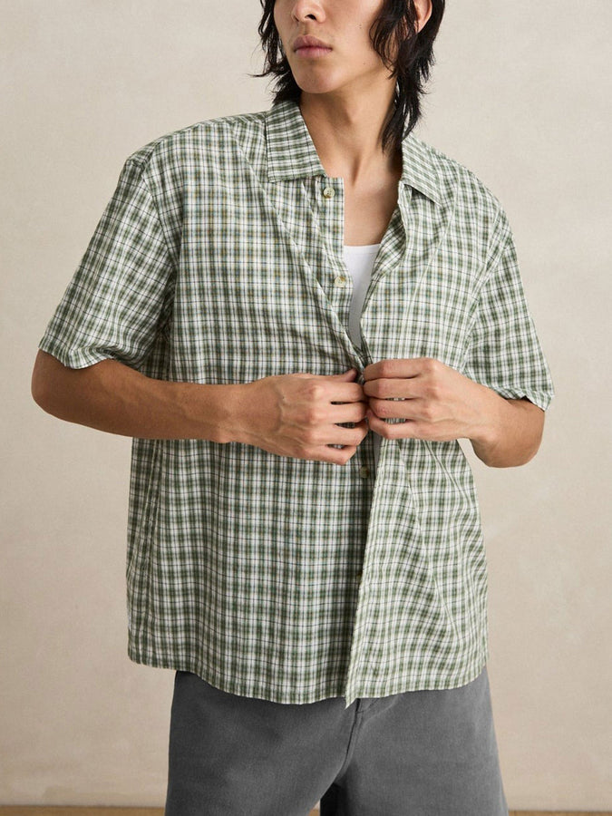 Rhythm Phases Relaxed S/S Buttondown Shirt Summer 2026 | GREEN