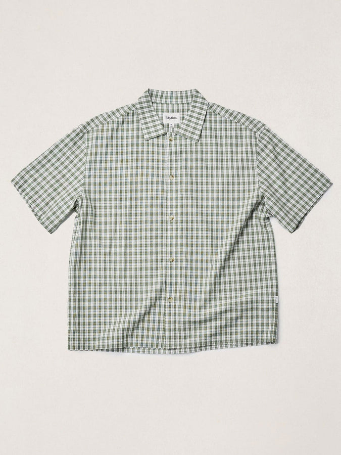 Rhythm Phases Relaxed S/S Buttondown Shirt Summer 2026 | GREEN
