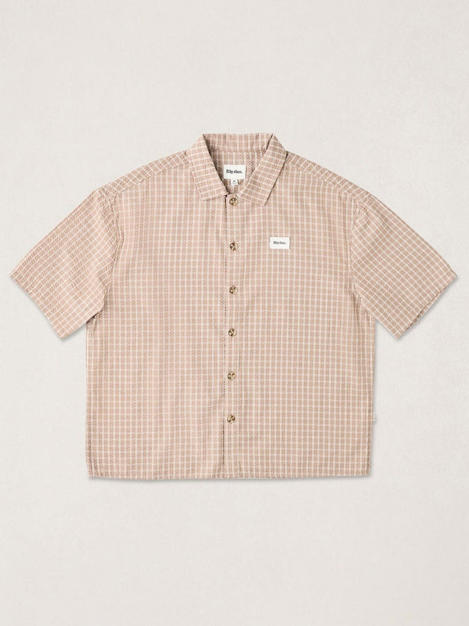 Rhythm Frequency Check S/S Buttondown Shirt Fall 2026 | CARAMEL
