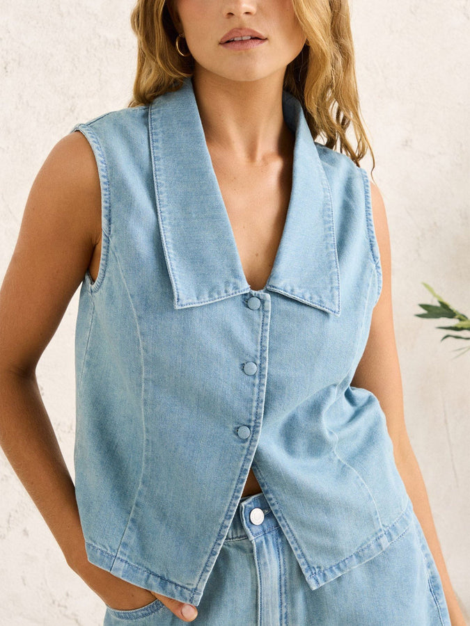 Rhythm Sailor Denim Vest Summer 2026 | DENIM