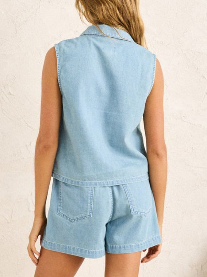 Rhythm Sailor Denim Vest Summer 2026 | DENIM