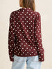Rhythm Polka Dot Tie Front Long Sleeve Top Fall 2026