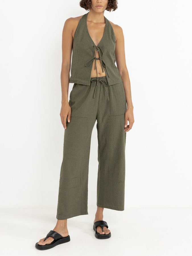 Rhythm Louise Check Drawstring Pants Spring 2026 | OLIVE
