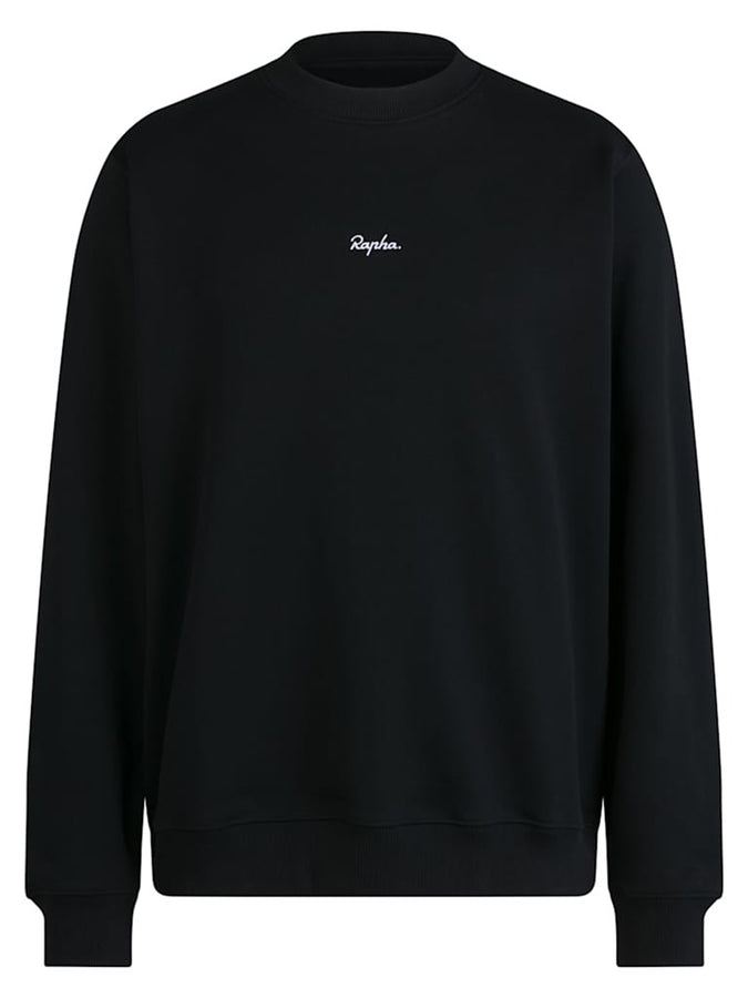 Rapha Cotton Crewneck Sweatshirt Spring 2026 | BLACK/WHITE