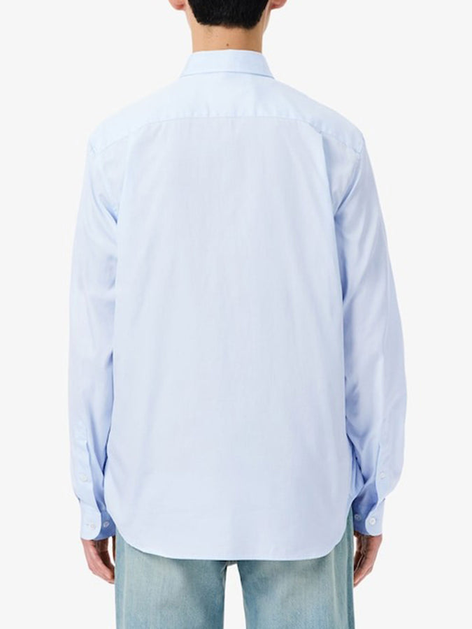 Lacoste Cotton Long Sleeve Buttondown Shirt Spring 2026 | PASTEL BLUE (HBP)
