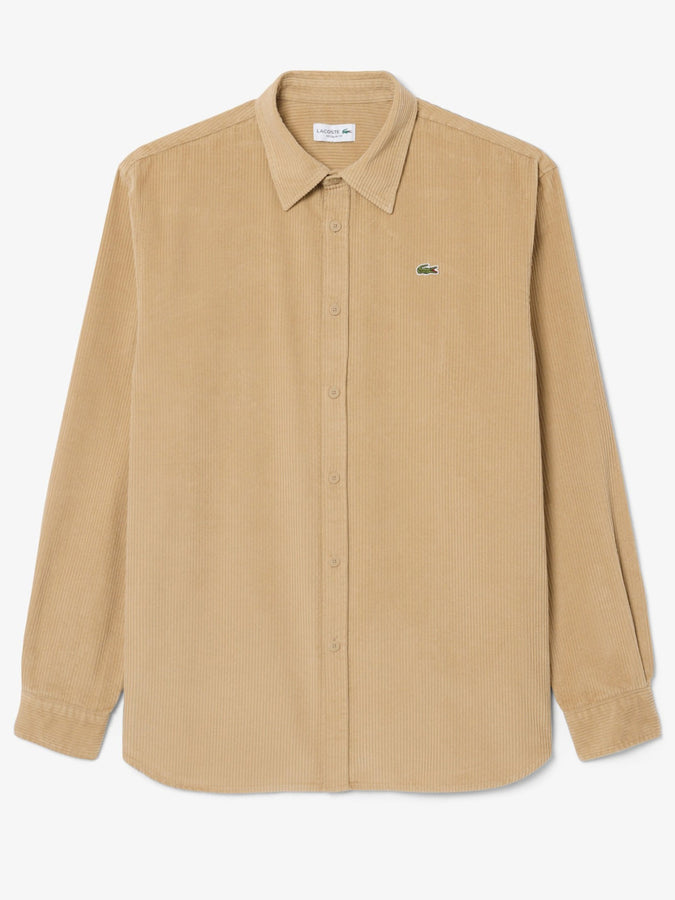 Lacoste Regular it Corduroy L/S Buttondown Shirt Fall 2026 | VIENNESE (02S)