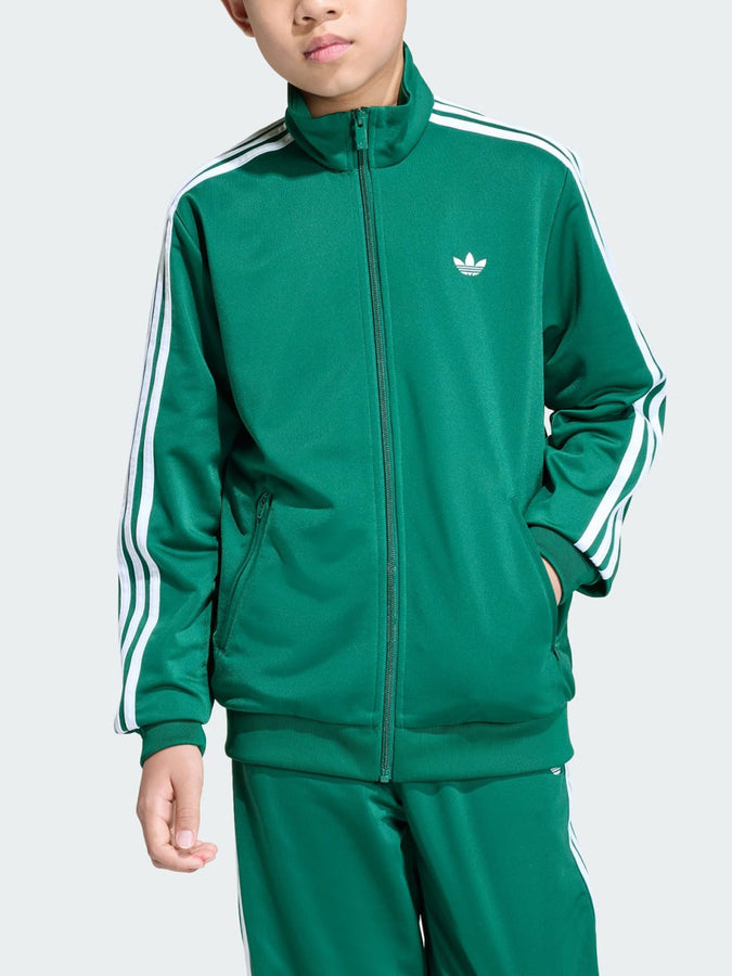 Adidas Adicolor Firebird Loose Tack Jacket Spring 2026 | COLLEGIATE GREEN/WHITE