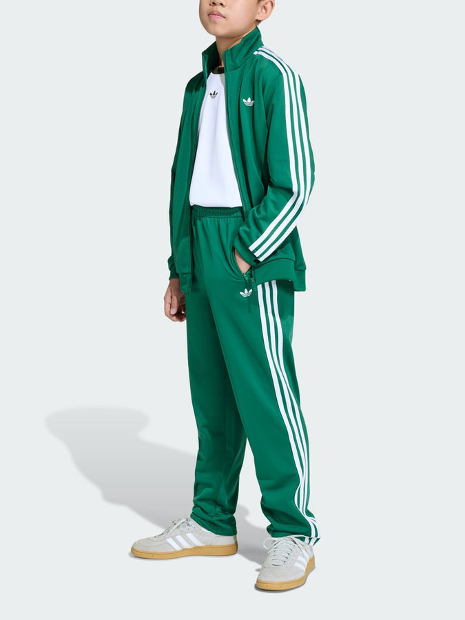 Adidas Adicolor Firebird Loose Tack Jacket Spring 2026 | COLLEGIATE GREEN/WHITE