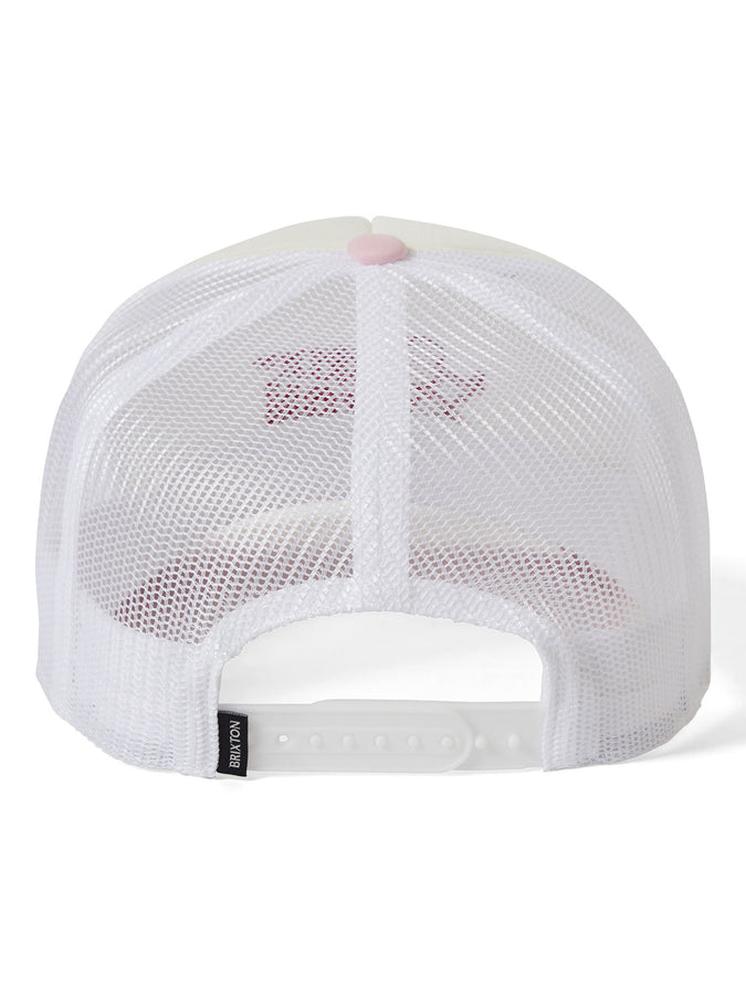 Brixton Cherry Trucker Hat | OFF WHITE/PINK