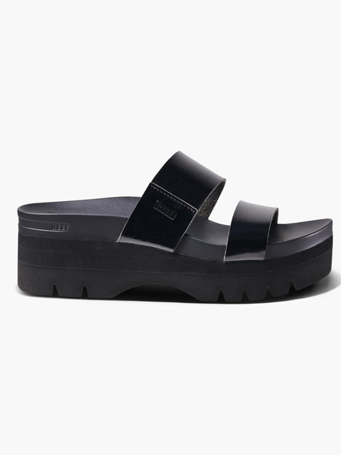 Reef Cushion Vista Higher Black Patent Sandals Spring 2024 | BLACK PATENT