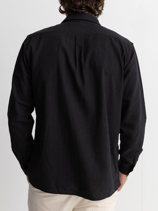 Rhythm Classic Linen L/S Buttondown Shirt Summer 2026 | VINTAGE BLACK