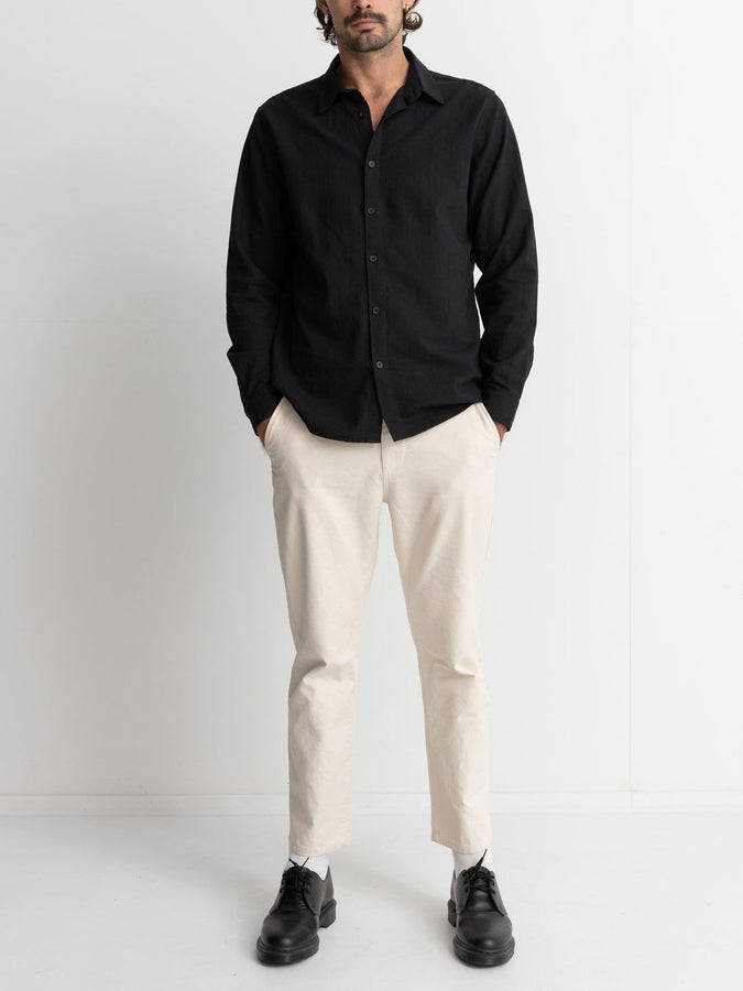 Rhythm Classic Linen L/S Buttondown Shirt Summer 2026 | VINTAGE BLACK