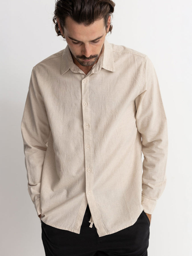 Rhythm Classic Linen L/S Buttondown Shirt Summer 2026 | SAND