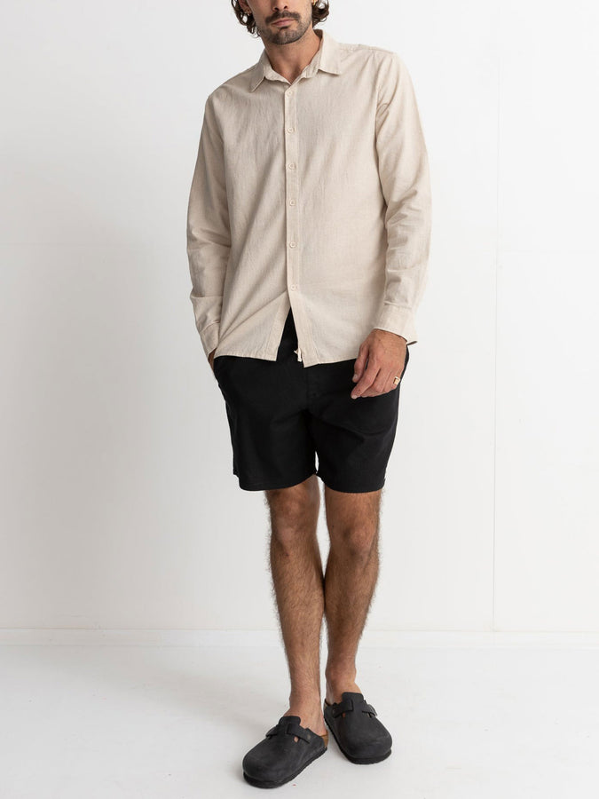 Rhythm Classic Linen L/S Buttondown Shirt Summer 2026 | SAND