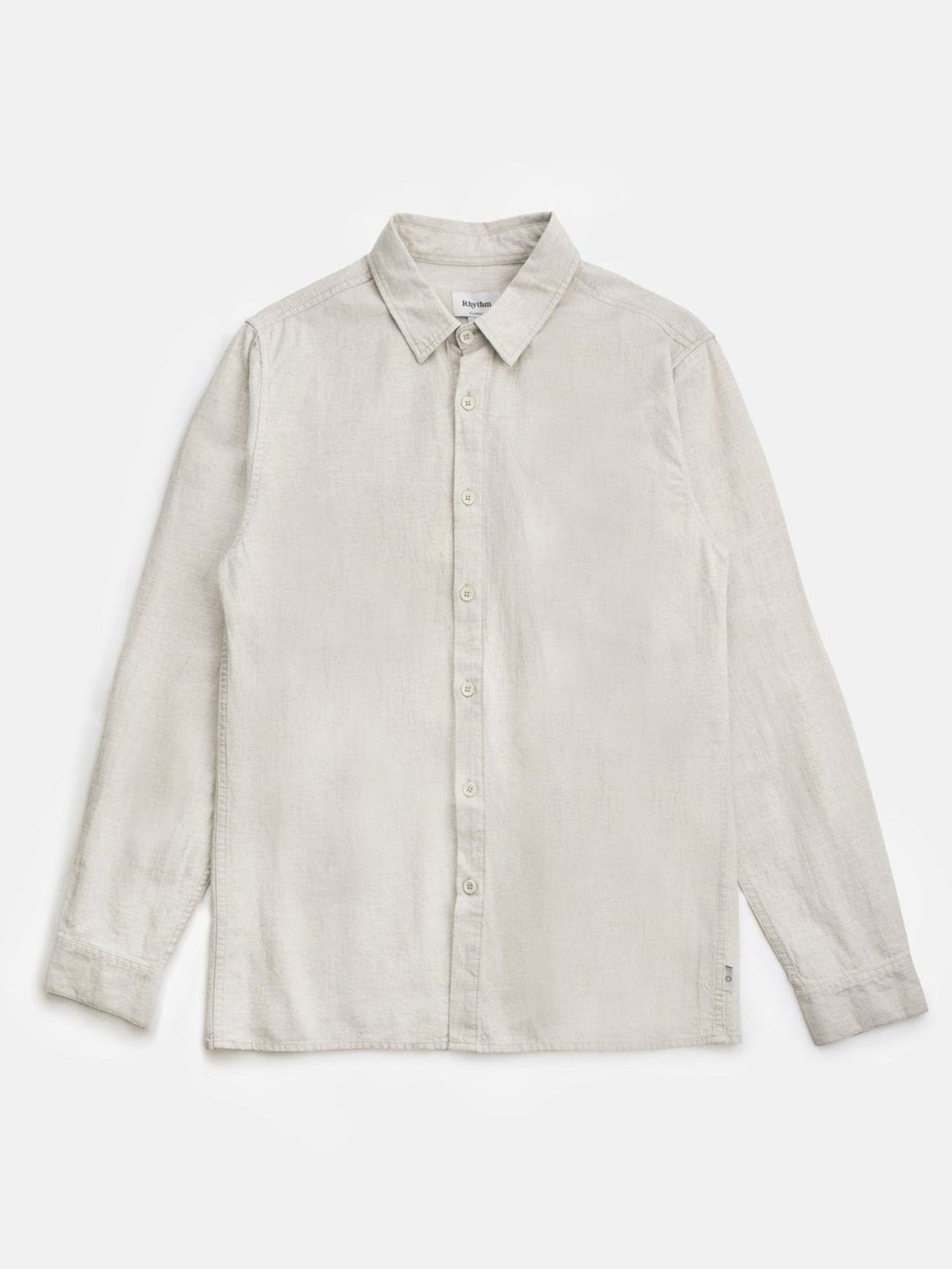Rhythm Classic Linen Long Sleeve Buttondown Shirt Spring 2024
