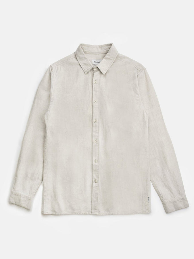Rhythm Classic Linen Long Sleeve Buttondown Shirt Spring 2024 | SAND