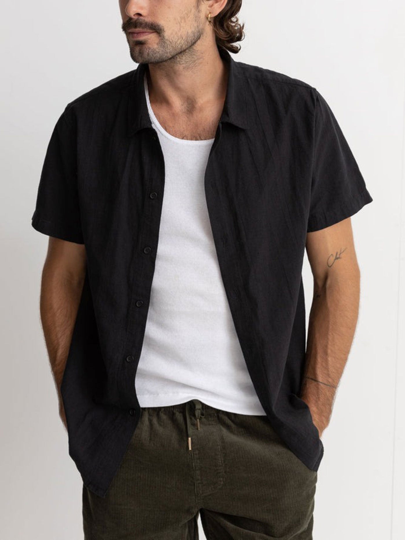 Rhythm Classic Linen S/S Buttondown Shirt Spring 2026 | EMPIRE