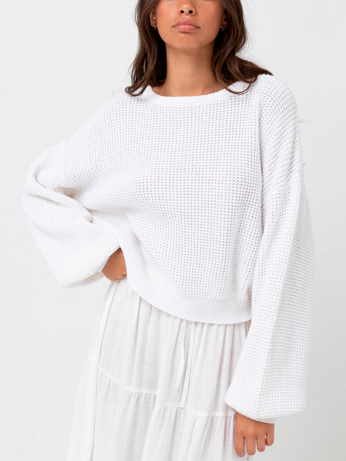 Rhythm Classic Jumper Sweater Fall 2024 | WHITE (WHT)