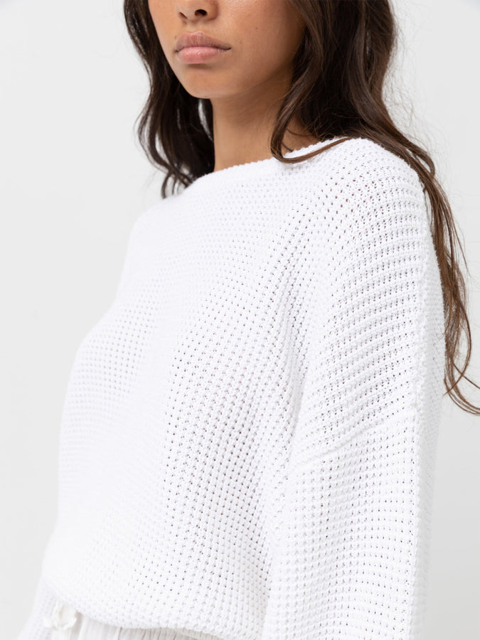 Rhythm Classic Knit Women Sweater Spring 2024 | WHITE