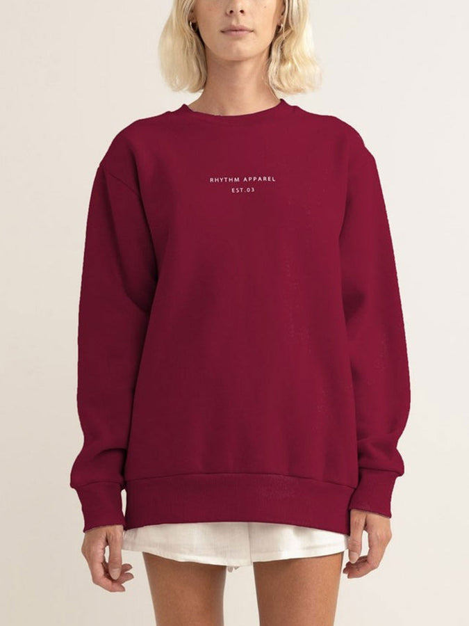 Rhythm Classic Brand Crewneck Sweatshirt Holiday 2025 | SANGRIA