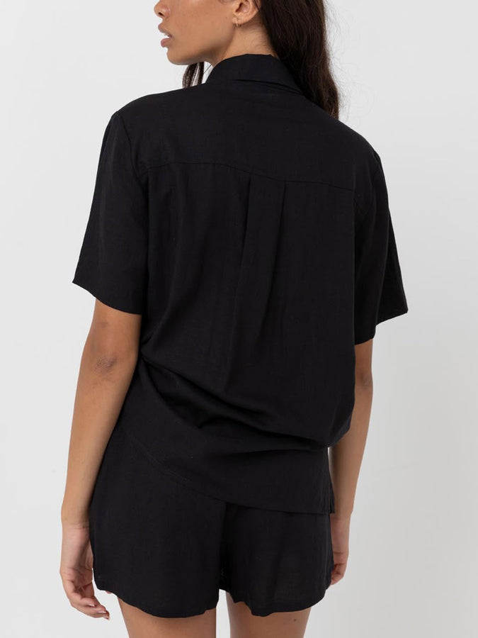 Rhythm Classic Lounge S/S Buttondown Shirt Spring 2026 | BLACK