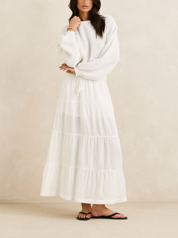 Rhythm Classic Knit Sweater Fall 2026 | WHITE