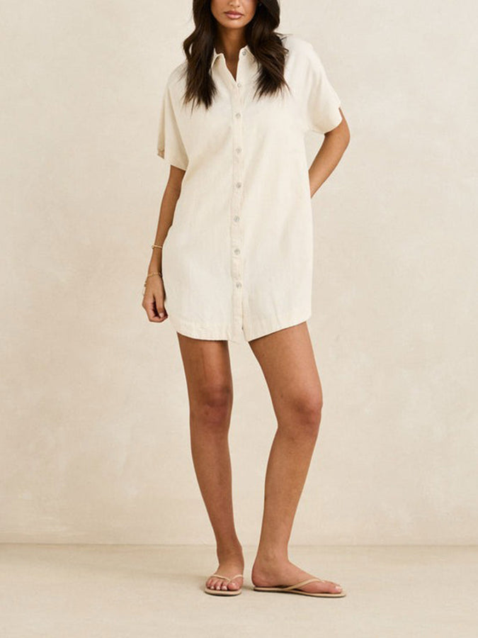 Rhythm Classic Shirt Dress Spring 2026 | OAT