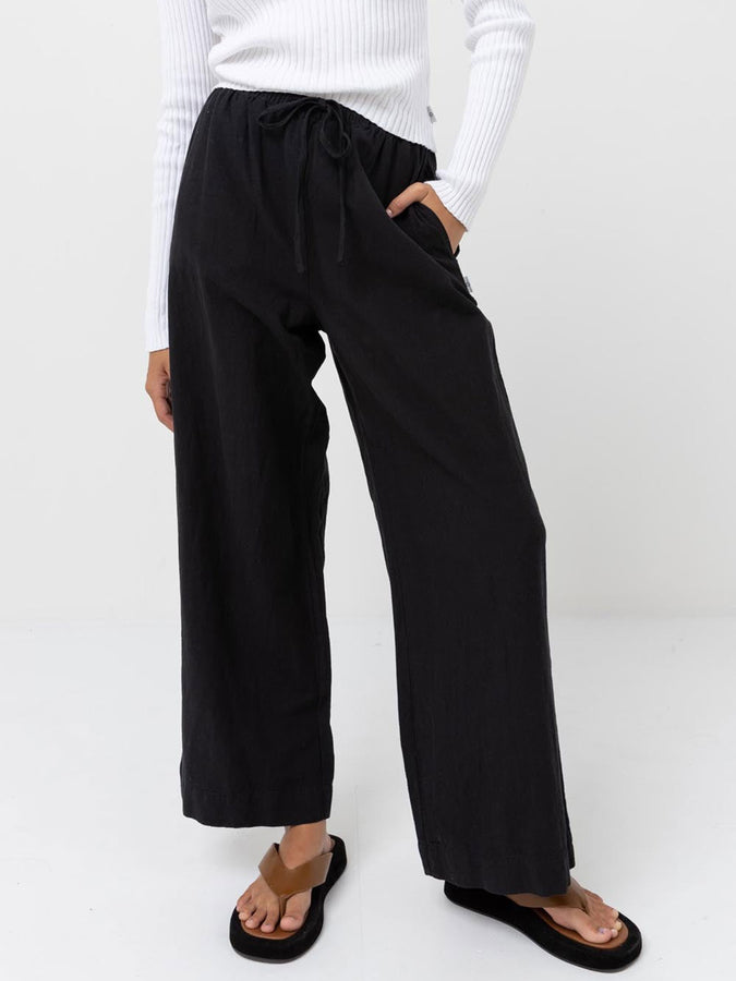 Rhythm Classic Drawstring Pants Fall 2026 | BLACK 