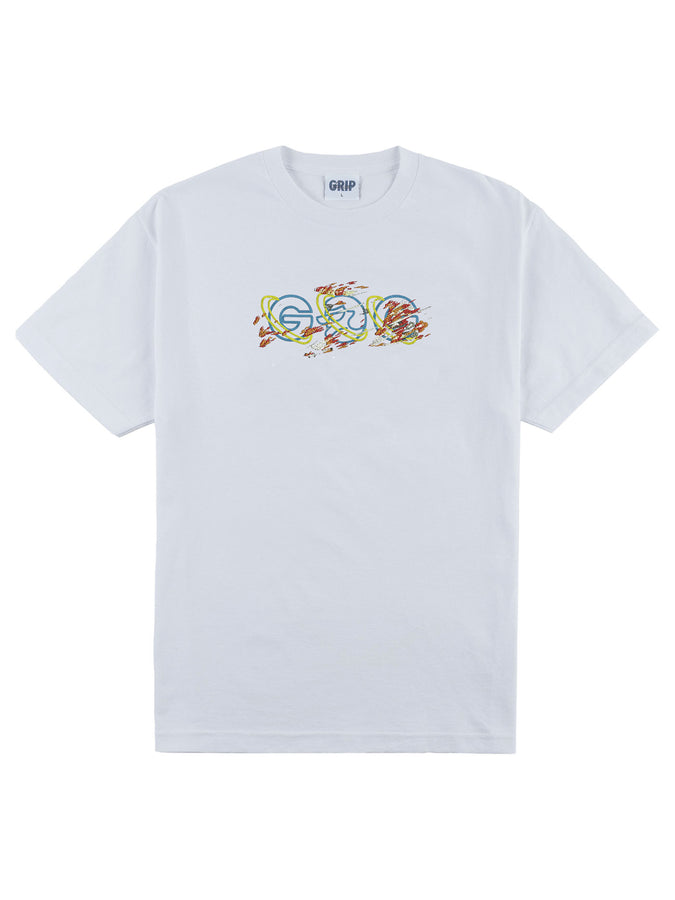 Classic Grip x AOI Evil Business T-Shirt Holiday 2025 | WHITE