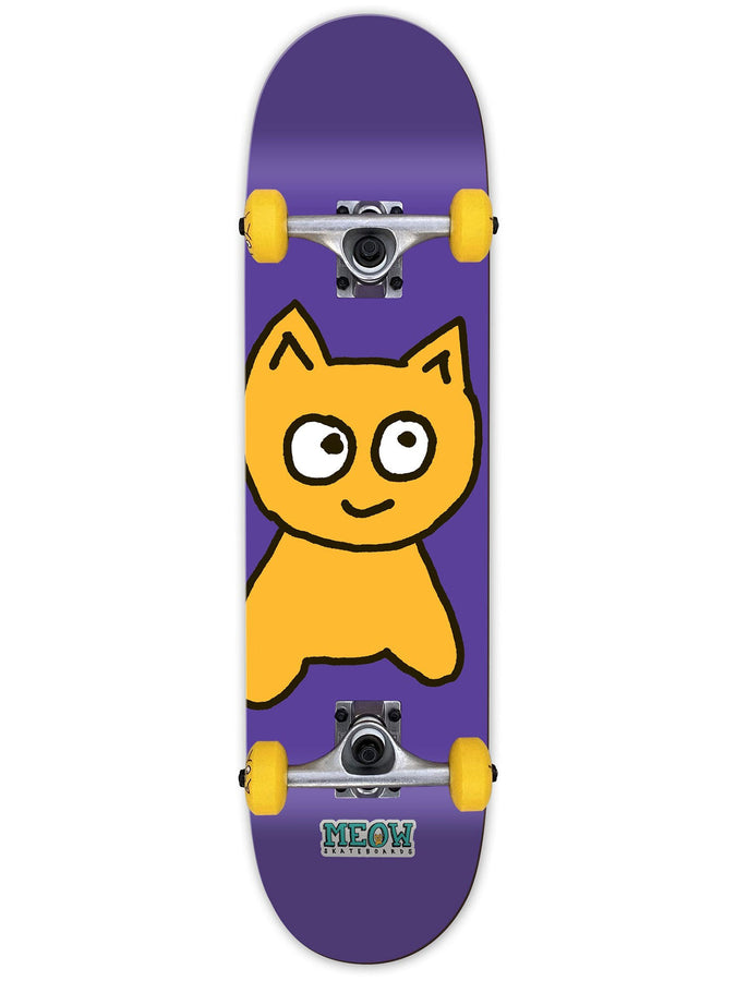 Meow Big Cat Soft Top Purple Complete Skateboard 2025 | PURPLE