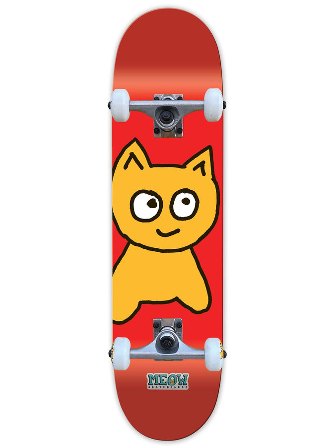 Meow Big Cat Soft Top Red Complete Skateboard 2025 | RED