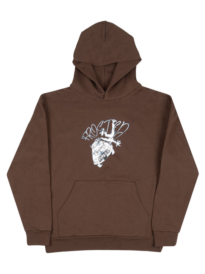 Frosted Skateboards Crash Hoodie Spring 2026 | BROWN