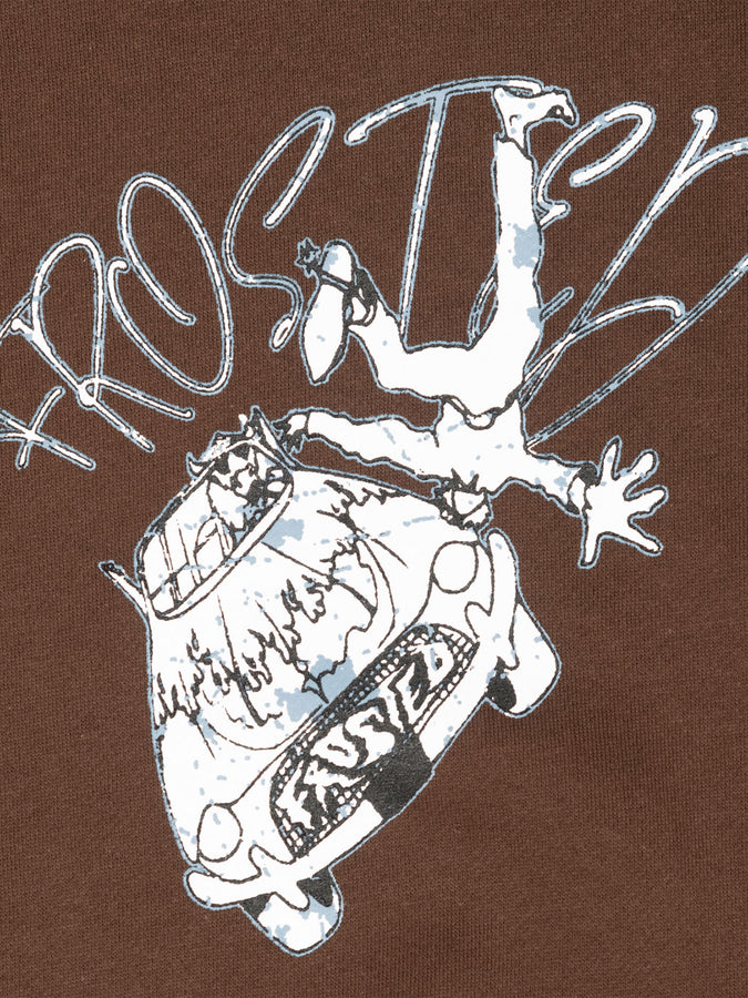 Frosted Skateboards Crash Hoodie Spring 2026 | BROWN