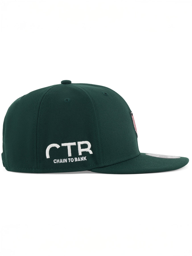 Chain To Bank Shield New Era 9Fifty Hat | GREEN